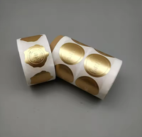 Pegatinas Personalizadas con Lámina Dorada, Adhesivas de Vinilo Resistentes al Agua, Formas Personalizadas, Impresión UV, Impresión de Etiquetas con Logotipo