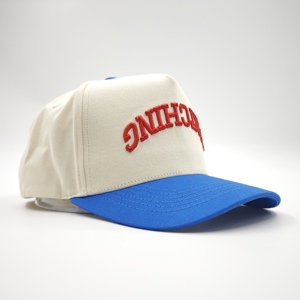 Gorra de Béisbol Vintage Estructurada de 5 Paneles con Logotipo de Letras Bordadas Personalizadas, Gorras Snapback de Dos Tonos a la Moda, Deportivas e Impermeables - Product Image 6