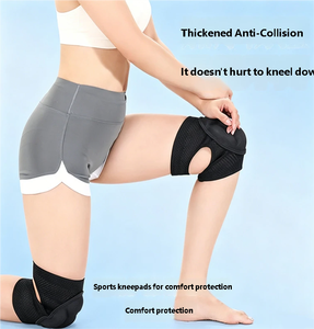 Genouillères de protection pour hommes et femmes, pour le cyclisme et la course à pied, avec éponge EVA épaissie, respirantes et antidérapantes - Product Image 3