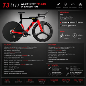 Bicicleta de Carretera Flexible para Triatlón y Ciudad, de Fibra de Carbono, Moderna, con Cambios, Modelo T3 - Product Image 6