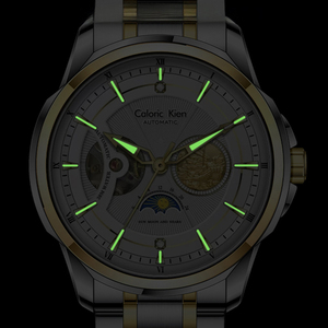 Nouvelle montre mécanique pour homme à mouvement automatique, design soleil, lune et étoiles, tendance <span class=keywords><strong>TikTok</strong></span> - Product Image 6