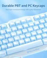 Clavier de jeu mécanique sans fil OEM ODM Mercury K1 75, rétroéclairage RGB, fixation Gasket, interrupteurs linéaires remplaçables à chaud, son crémeux K