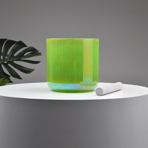 Cuenco de Cuarzo Transparente de Color Cósmico, Cuenco de Cristal para Cantar, Cuencos de Cristal Alquímicos, Sanación Espiritual - Product Image 3