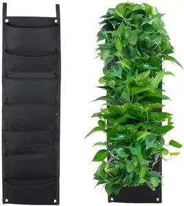 Deeper 7 Pockets Felt Hanging Vertical Garden Wall Planter