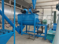 Ligne de production d'aliments pour animaux d'élevage/usine d'aliments pour bovins/machines de traitement de granulés d'aliments pour animaux