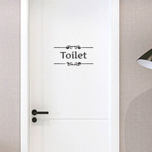 Autocollants <span class=keywords><strong>muraux</strong></span> 3D DIY créatifs pour toilettes <span class=keywords><strong>et</strong></span> salles <span class=keywords><strong>de</strong></span> <span class=keywords><strong>bain</strong></span>, autocollants <span class=keywords><strong>de</strong></span> conseils pour <span class=keywords><strong>WC</strong></span>, panneau <span class=keywords><strong>de</strong></span> porte <span class=keywords><strong>WC</strong></span>, lettres anglaises, autocollant mural miroir amovible - Product Image 3
