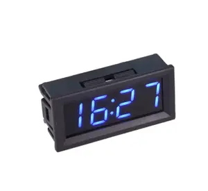 WiFi network clock module automatic timing LED digital tube electronic clock movement luminous dc12V in-car DIY Global time zone