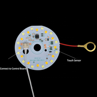 DC5V bricolage lampe de Table Double couleur CCT LED veilleuse tactile avec Module de contrôle de Type C carte de Circuit imprimé à gradation continue