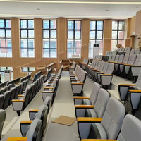 Sièges de cinéma pliables en tissu éponge à bas prix du fournisseur chaises d'auditorium universitaire chaises d'église