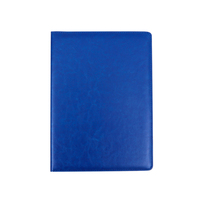 Organizador de documentos de negocios de cuero pu, carpeta de archivos de alta calidad personalizada con calculadora y Bloc de notas, A4