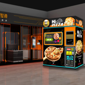 Robot bánh pizza bán hàng tự động <span class=keywords><strong>kiosk</strong></span> tự động Húng Quế đường phố bánh pizza Maker giá bán buôn tùy chỉnh máy bán hàng tự động - Product Image 5