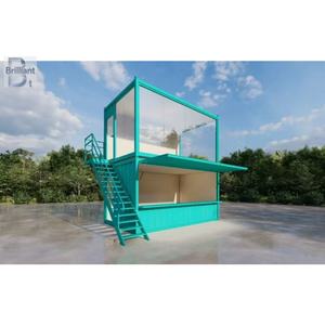 جدار زجاجي مسبق الصنع بطابقين للعطلات الجبلية على شاطئ البحر ، مركز تجاري خارجي ، غرفة معيشة ، مكتب منزلي - Product Image 1