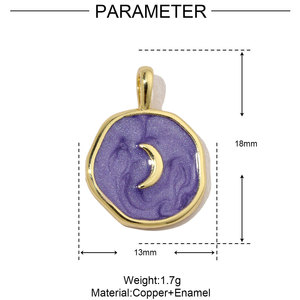 Fashion Ocean <strong>Cross</strong> Diy Jewelry Accessories 18k <strong>Gold</strong> Plated Star Crescent Seahorse Cat Claw Necklace <strong>Pendant</strong> - Product Image 5