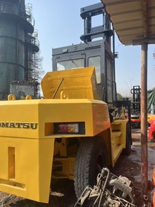 รถยกดีเซล Komatsu FD160 มือสองจากญี่ปุ่น ขับเคลื่อน 4 ล้อ เสากระโดงสามท่อน ยางลม ความสูงยก 3.5 เมตร เครื่องยนต์ Isuzu สำหรับงานก่อสร้างกลางแจ้ง - Product Image 5