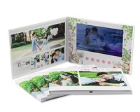 Écran LCD HD de 7 pouces, affiche vidéo d'invitation de mariage