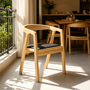 Vente directe d'usine, prix bas, stock important, livraison directe, chaise d'hôtel personnalisée, mobilier de salle à manger personnalisé, fauteuil en bois. - Product Image 1