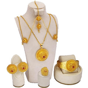 זהב טהור זהב טהור 21 קראט תכשיטים זהב טהור סט סין 14 קראט סט תכשיטים זהב 14 קראט סטים - Product Image 1