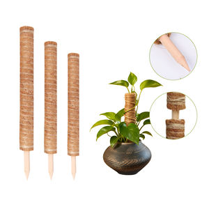 새로운 코코넛 코이어 섬유 식물 지지대 코코넛 팜 스틱 가정 및 정원용 - Product Image 1