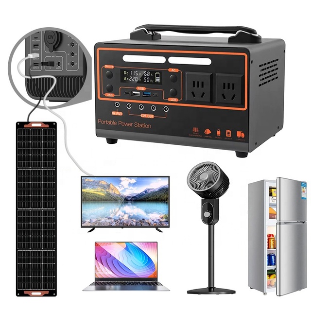 Reasonable Low Price Portable Power Station Lifepo4 Box Supplier Portable Power Station and Solar Panel 1000w 1500w Stations