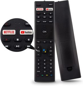 Nuovo Telecomando RM-C3329 per <span class=keywords><strong>TV</strong></span>, Compatibile con <span class=keywords><strong>JVC</strong></span> Smart <span class=keywords><strong>TV</strong></span> 4K Android, per ANAM RM-C3363 RM-C3369 32H31A 40H33A - Product Image 1