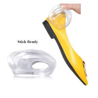 Nouvelles semelles orthopédiques en silicone pour talons Type O/X Correction des jambes avec des coussins de chaussures confortables en gel transparent PU