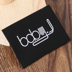 Etiquetas <span class=keywords><strong>de</strong></span> tela satinada para el cuello, logotipo tejido personalizado <span class=keywords><strong>de</strong></span> tu propia <span class=keywords><strong>marca</strong></span> - Product Image 6