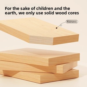 Bureau d'étude pour enfants <span class=keywords><strong>Igrow</strong></span>, bureau réglable en hauteur pour la maison, bureau pour élèves du primaire, ensemble table et chaise en bois massif, bureau pour tout-petits - Product Image 3