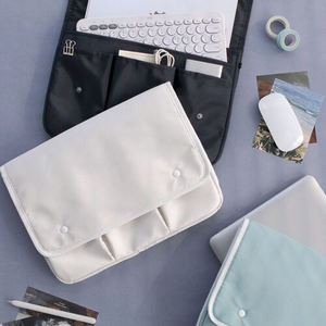 הלם עמיד למים סופג 13 אינץ 'ניילון נייד שרוול שקית אחסון מגן במקרה עם כיסים מרובים תיק נסיעות נייד - Product Image 5