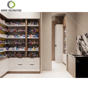 ตู้โชว์เครื่องสำอางแบบโมเดิร์น พร้อมไฟ LED สำหรับร้านค้าปลีกและร้านเครื่องสำอาง - Product Image 4
