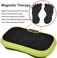 Plateforme vibrante d'exercice, machine de fitness intelligente avec télécommande, massage magnétique des points d'acupuncture