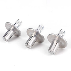 Rivets à percussion en aluminium sur mesure pour usine, à tête plate et ronde, goujons à percussion, rivets aveugles, rivets à percussion à âme en aluminium - Product Image 1