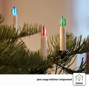 Guirlandes lumineuses LED C7 multicolores, étanches, incassables et à intensité variable pour la décoration de Noël, de la maison, du jardin et des fêtes. - Product Image 5