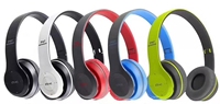 Casque sans fil P47 en gros d'usine, casque supra-auriculaire HiFi stéréo, 5 couleurs, écouteurs Bluetooth pliables pour le sport et le gaming