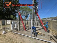 Échelle d'extension en fibre de verre FRP non conductrice RUNZE TOOL EN131 pour l'électricité