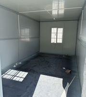 Conteneur de stockage pliable de 20 pieds, multifonctionnel, étanche, pour ferme, chantier, camp, installation facile, emballage plat