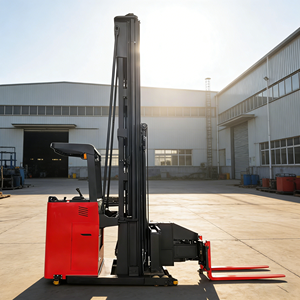 Electric <strong>3</strong> <strong>Way</strong> <strong>Forklift</strong> 1.5 Ton 6m Mast Very <strong>Narrow</strong> <strong>Aisle</strong> Warehouse Truck NOELIFT CE - Product Image 1