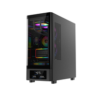 Boîtier de PC de jeu AntarcChill avec panneau latéral en verre incurvé haut de gamme, épaisseur 0,6 mm, best-seller