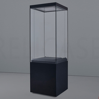 Vitrine de curiosité antique LED pour vitrines minérales Expositions de musées Parcs géologiques Institutions de recherche pour collectionneurs