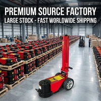 Cric hydraulique pneumatique KMD 50 tonnes, cric à bouteille d'air, construction en acier, vente en gros directe usine OEM pour camions, bus et ateliers