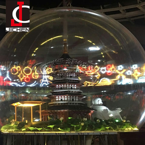 Globo Transparente Inflable JICHEN, Modelo Decorativo Redondo de Plástico, Decoración Navideña - Product Image 4