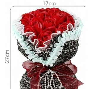 Cadeau créatif pour la Saint-Valentin, bouquet de savon en forme de rose, produit fini, fleur éternelle, bouquet de savon pour petite amie et femme. - Product Image 5