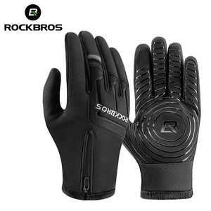 Luvas de Inverno ROCKBROS para Clima Frio ao Ar Livre, Luvas de Inverno Personalizadas com Logo, Luvas Antiderrapantes para Ciclismo - Product Image 1