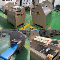 Machine à trancher la viande automatique commerciale en acier inoxydable pour bœuf, porc, jambon, bacon