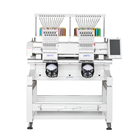 2 tête broderie machines commerciale industrielle numérique informatisé plat machine à broder pour vente