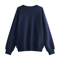 Sudaderas de Cuello Redondo Extra Grandes para Hombre, Lisas, de Mezcla de Algodón y Poliéster, para Imprimir Logotipos, Venta al Por Mayor