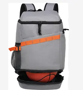 Basketball Backpack Soccer Bag with Shoes/Ball Compartment Large Sports Back Pack Equipment Bag for Men Women Athletes 35L