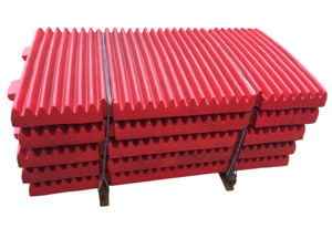 1214 1315 1318 1210 고망간 Mn13cr2 강철, 모노 블록 충격 분쇄기 충격판 - Product Image 2