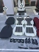Sièges baquet de course personnalisables en fibre de carbone et cuir PU, accessoires intérieurs de voiture pour BMW, style sport, housse de siège en éponge