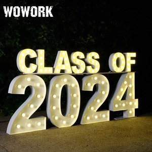 WOWORK party decoro tavolo da lettere in ferro con top uno amore forma personalizzata di colore per la decorazione della festa di compleanno di nozze - Product Image 3