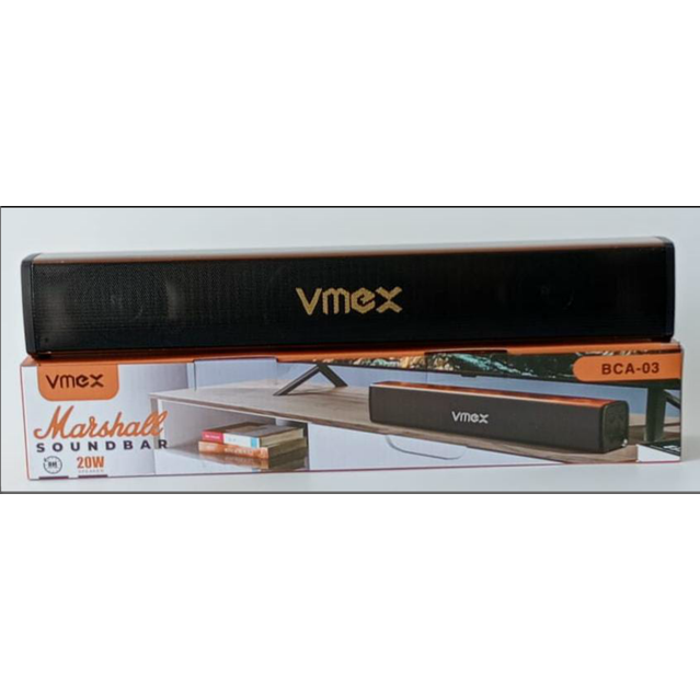 40cm Soundbar with Micro SD USB AUX Inputs Black Color Only